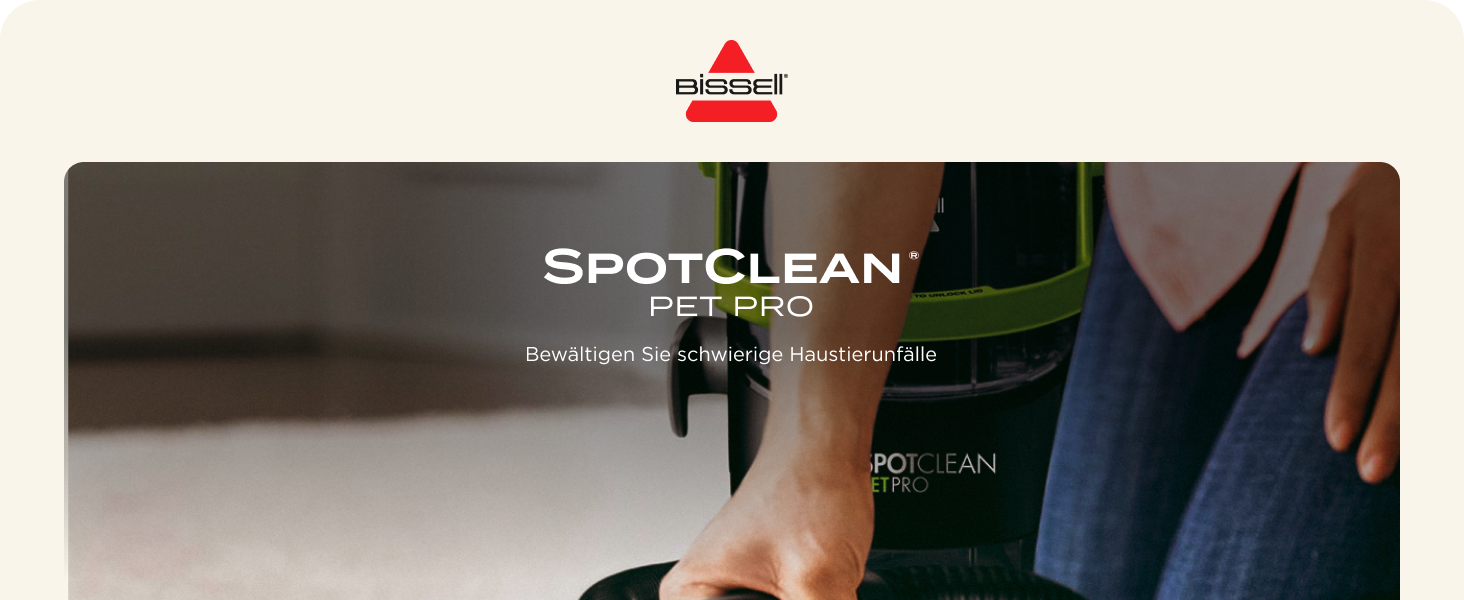 BISSELL SpotClean Pet Pro: портативний мийник для килимів та м'яких меблів для власників домашніх тварин. Потужний 750W, 15585 SpotClean PetPro