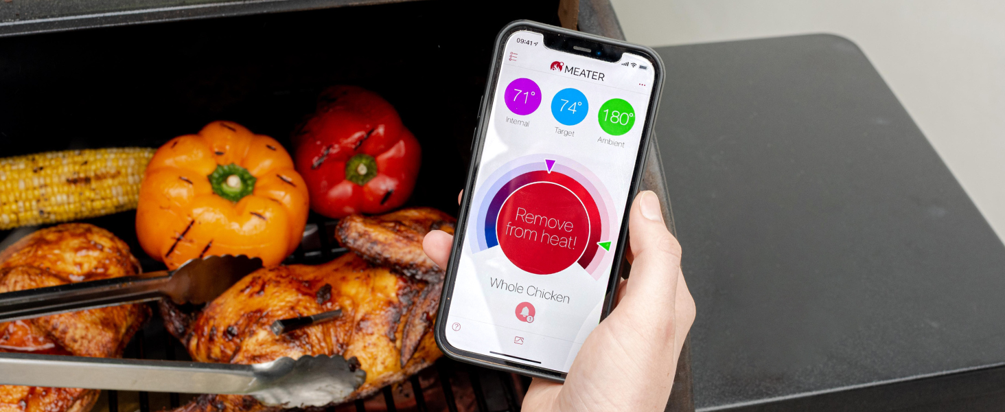 Бездротовий інтелектуальний термометр для гриля MEATER з Bluetooth і Wi-Fi