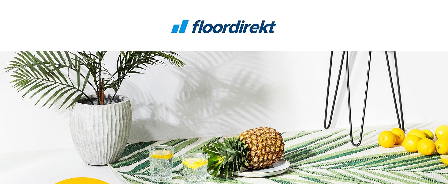 Килим Floordirekt Outdoor стійкий до атмосферних впливів та ультрафіолету, міцний, миється (80x150 см, Cheron Brown)