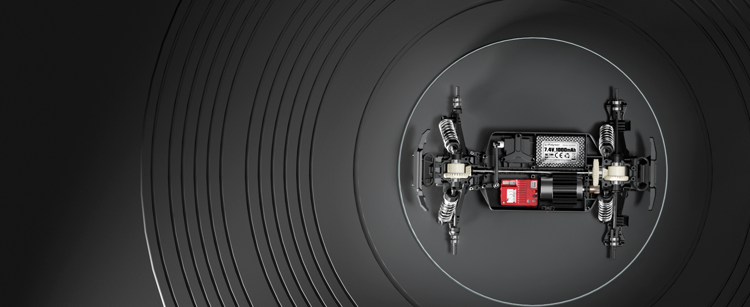 Радіокерований позашляховик HAIBOXING 1:16 4WD 36 км/год - швидкісний монстр-трак, водонепроникний, для дітей та дорослих