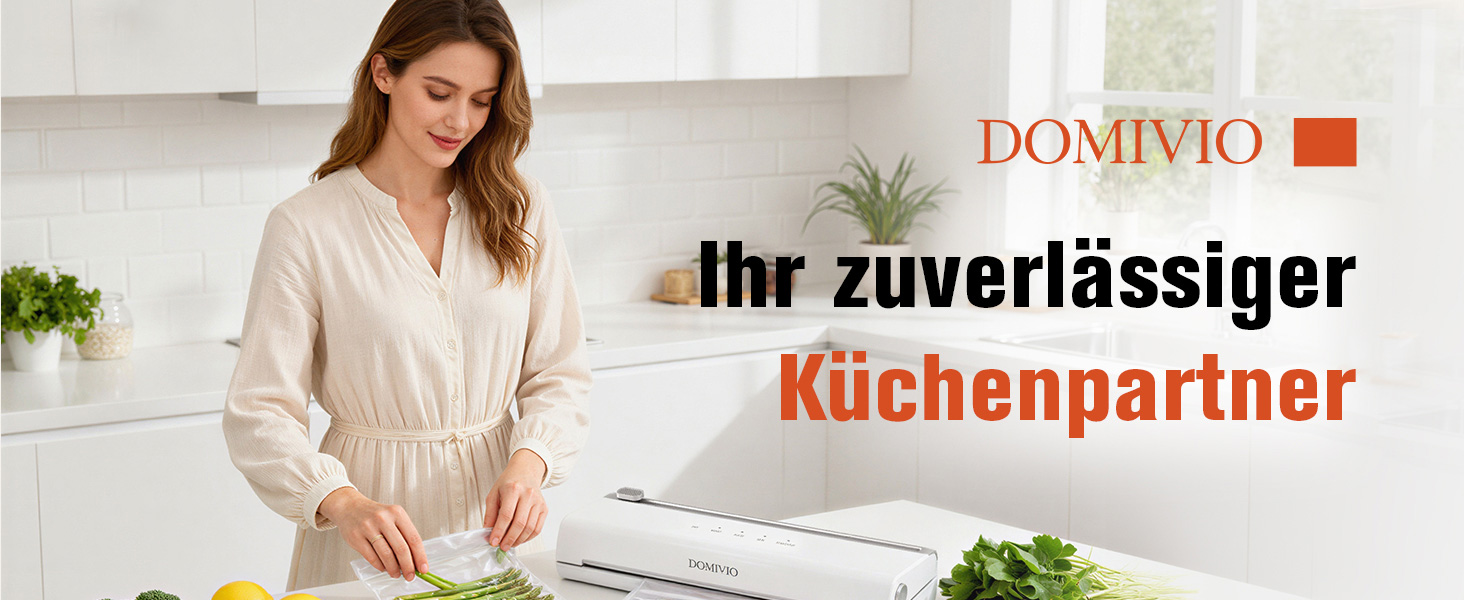 Вакууматор з нержавіючої сталі VS2093: потужність 85 кПа, режими «сухий/вологий», подвійна герметизація, LED-панель, з зовнішнім відсосом та 20 пакетами для кухні та гастрономії