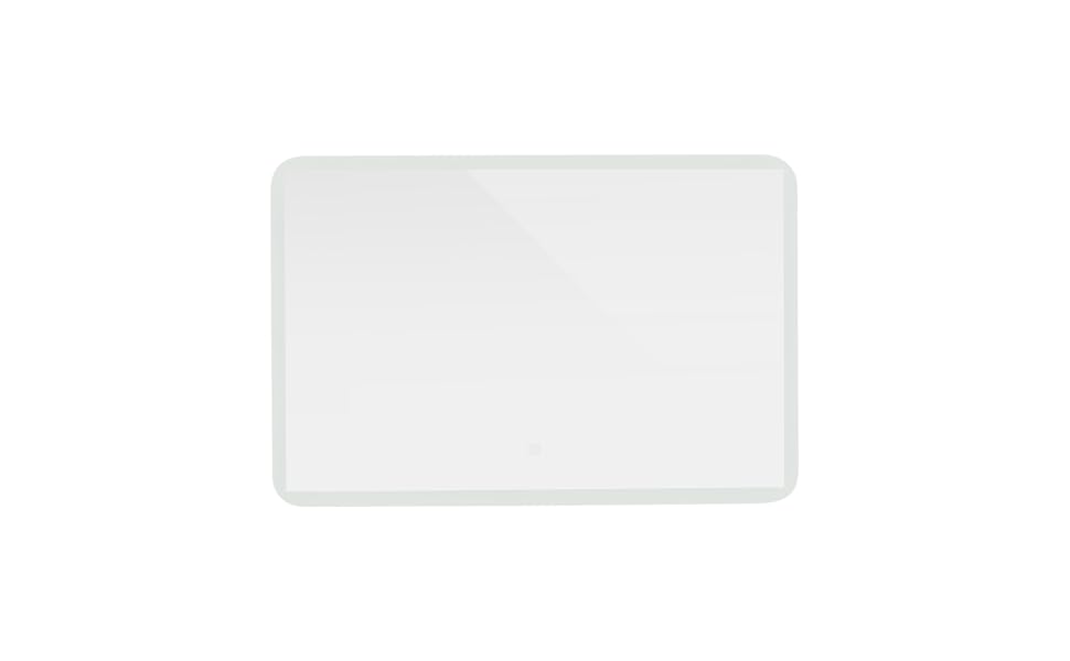 Дзеркало для ванної кімнати ML-Design з LED-підсвічуванням, 90 x 60 см, скло, сенсорне керування