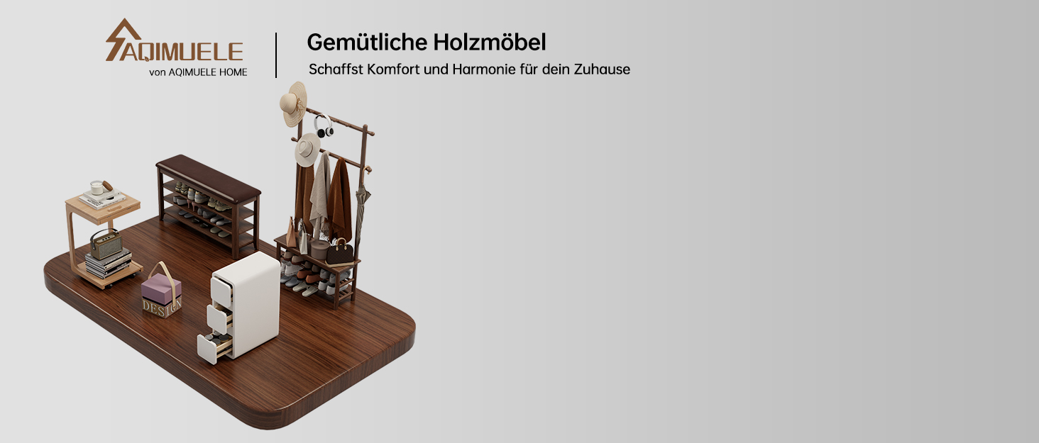 Нічний столик AQIMUELE, білий, з 2 шухлядами, 30 см, без встановлення, шкіряна поверхня