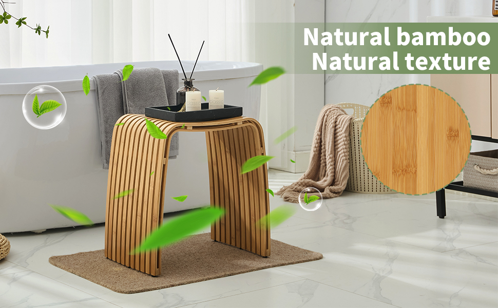 Пуф Bambushocker: багатофункціональний, без монтажу, для ванної, вітальні, спальні, робочого кабінету, їдальні