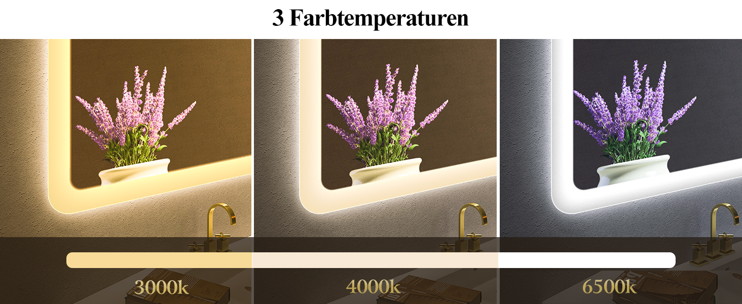 Дзеркало для ванної кімнати S'bagno з підсвічуванням 80x60 см, Bluetooth, 5x лупа, протитуманне покриття, 3 кольори, регулювання яскравості, пам'ять налаштувань, загартоване скло, IP44 вологостійкість, горизонтальне/вертикальне встановлення