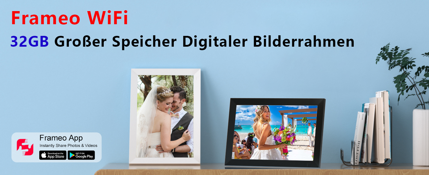 Frameo: Цифровий фоторамка 10.1