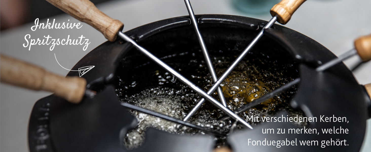 Електричний Фондю-сет Boska 2.3L з регулюванням температури - для сиру, шоколаду, гарячого супу та м'яса (з нержавіючої сталі та чавуну)