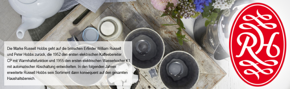 Тостер Russell Hobbs Adventure нержавіюча сталь на 2 тости, з підставкою для булочок, 6 режимів, розморожування, підігрів, Lift & Look, 850 Вт 24080-56 + Чайник електричний 1,7 л
