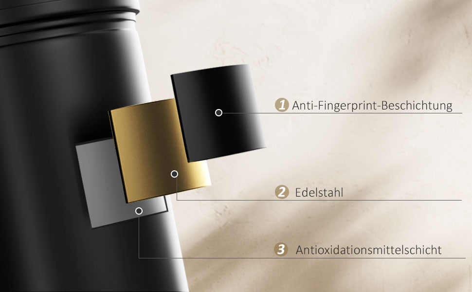 Сміттєве відро Ribelli з датчиком - автоматичне відкривання/закривання, 50 літрів, чорний