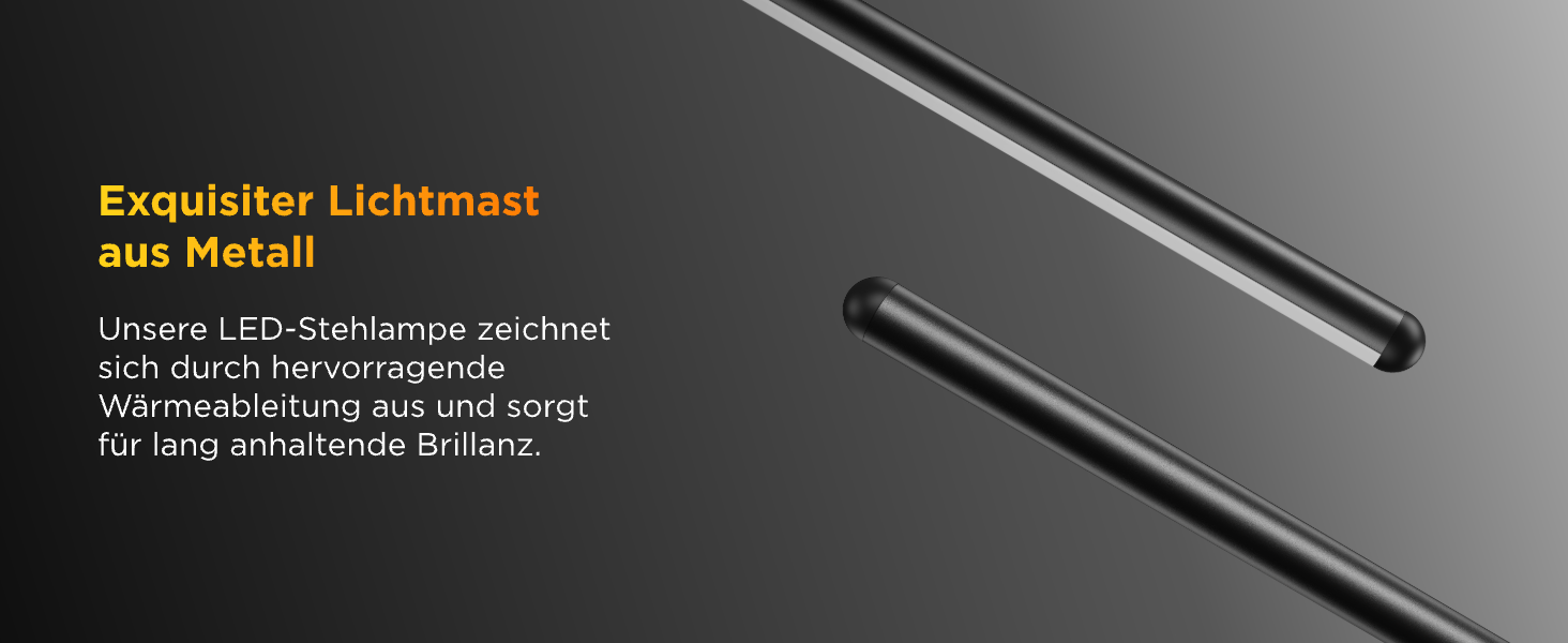 Govee RGBIC LED Торшер WiFi, Димування, Alexa/Matter, 16 млн кольорів, 85 режимів, Музичний режим, DIY, Чорний