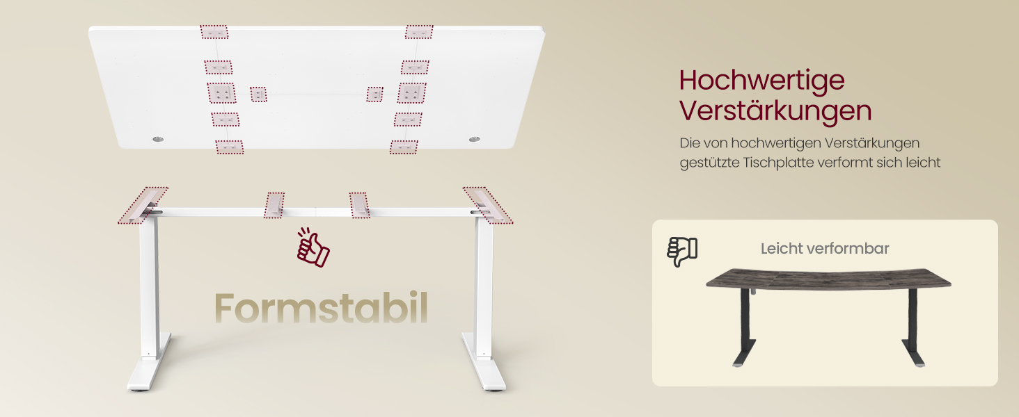 Стол для роботи VASAGLE з регулюванням висоти 160x80 см, USB-C, підставка для розеток, стоячий стіл, нагадування про перерви, 3 пам'яті, для офісу, матовий білий