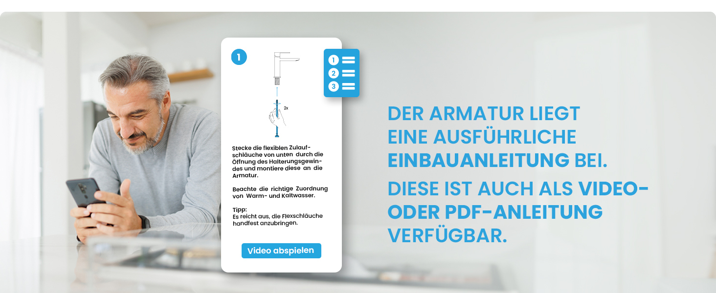 Змішувач для ванної кімнати Bächlein Imatra - хром, однорідний дизайн