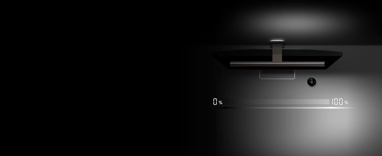 BenQ ScreenBar Halo 2 – LED-лампа для монітора з бездротовим контролером, без відблиску, регульованою яскравістю та колірною температурою, для захисту очей, USB-живлення