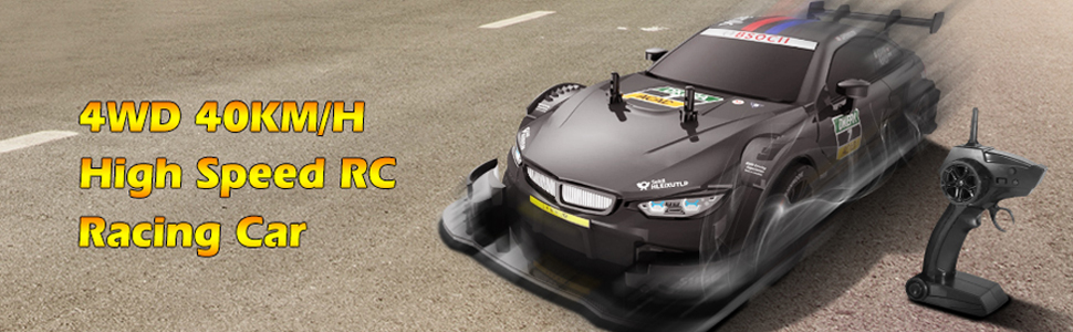 RC Автомобіль Goolsky Drift 1/16 4WD 40 км/год 2.4GHz, радіокерування, чорний