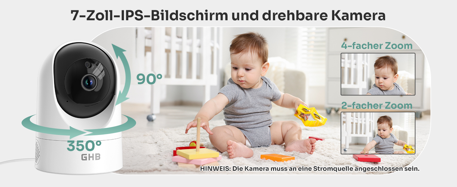 Відеоняня GHB з камерою 7