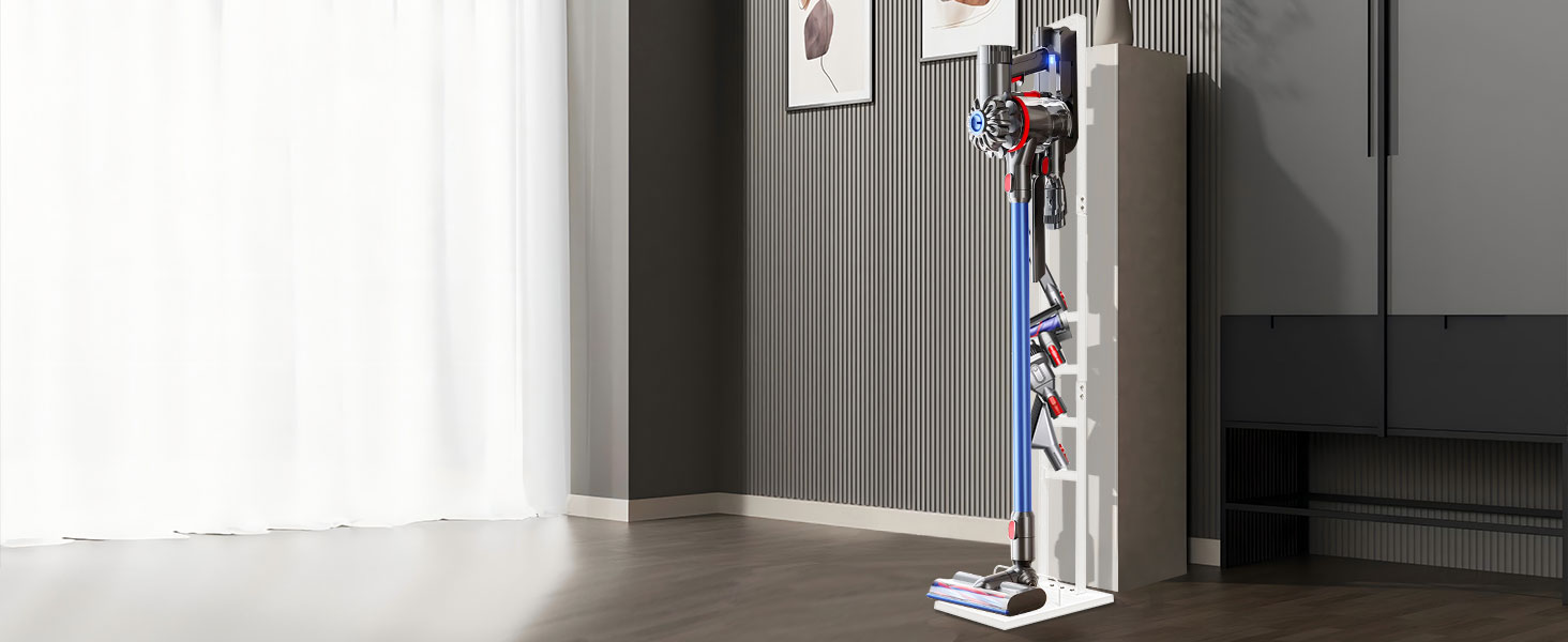 Підставка для пилососа Yawinhe для Dyson V15-V6, тримач аксесуарів, білий