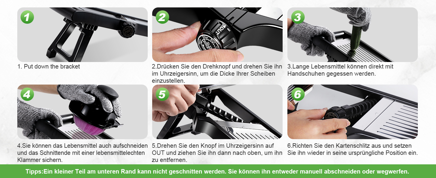 Машхоум (Masthome) тертка для овочів 5-в-1 Mandoline, з нержавіючої сталі, регульована, для овочів, фруктів, картоплі, помідорів, цибулі, 40см