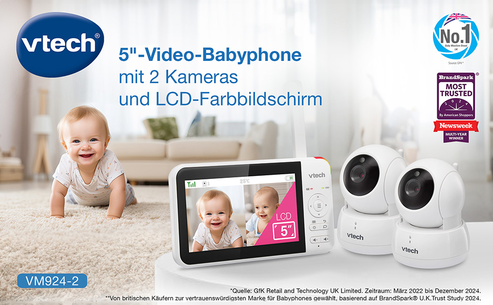 Відеоняня VTech VM924 з камерою, 5