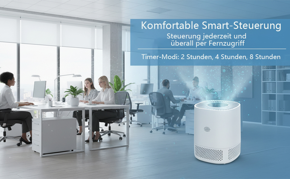 Повітряний фільтр з HEPA фільтром H13: очищення від пилу та частинок до 0,3 мікрона, тихий режим (20 дБ), авто-режим, 3 швидкості для дому