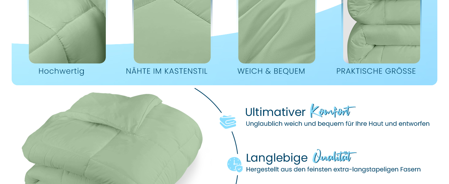 Ковдра Utopia Bedding для 2 осіб, 135x200 см, білий колір, мікрофібра, 4 сезони