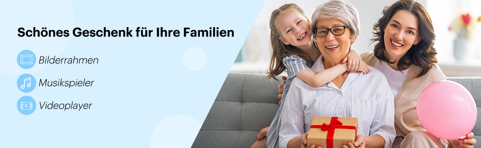 Цифровий фоторамка Kodak 10.1 дюймів з IPS-екраном, підтримкою USB/SD, відтворення фото/музики/відео, календарем та будильником, з пультом дистанційного керування (чорний)