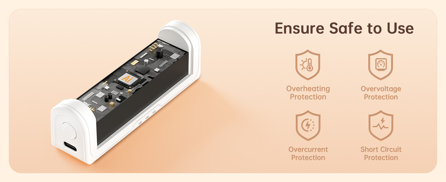 Jonwall Електричні кишенькові грілки для рук (2 шт.), USB-зарядка, 3 режими нагріву, для кемпінгу, гольфу, теплий подарунок (блакитні)