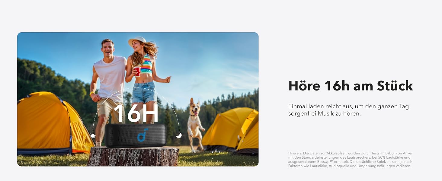 Soundcore Select 2S: Портативна Bluetooth колонка з 20W стерео, BassUp™ та IPX7 захистом (чорний)