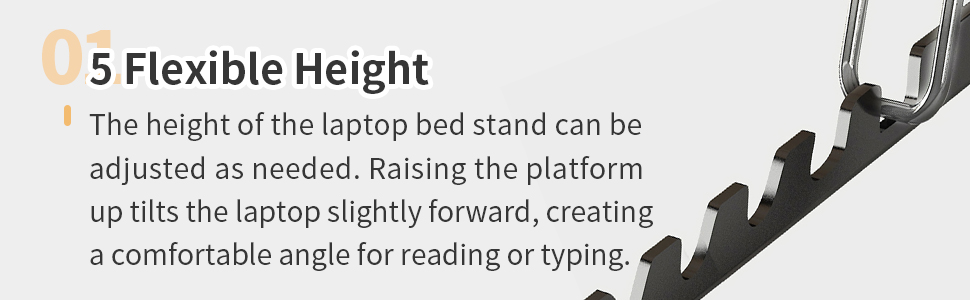 Столик для ноутбука та ліжка з регульованими ніжками та тримачем для чашки, підставка для ноутбука, піднос для сніданку, столик для читання на диван, ліжко, терасу, балкон (Білий, Горіх)