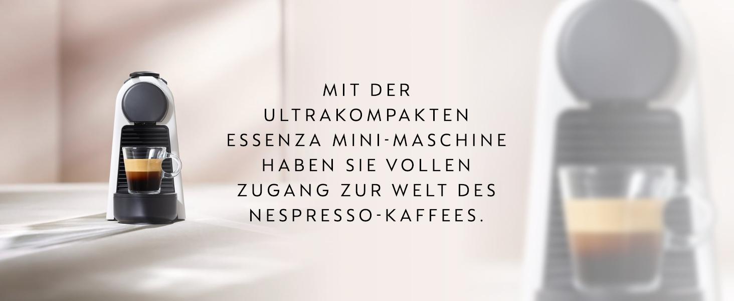 Кавомашина Nespresso Essenza Mini Krups сіра: капсульна, 19 бар, 0.6 л, енергозберігаюча, 1260 Вт