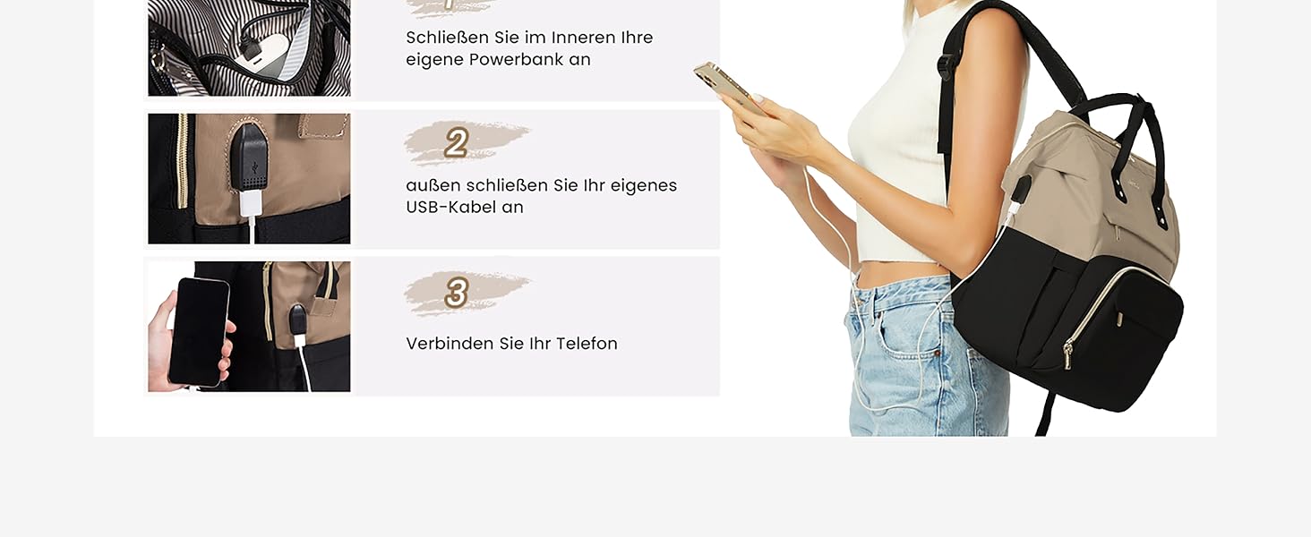 LOVEVOOK Рюкзак для жінок великий, шкільний рюкзак вологостійкий з відділенням для ноутбука, сумка для роботи, рюкзак для подорожей, ручна поклажа для літака, для університету, подорожей, бізнесу, світло-сірий