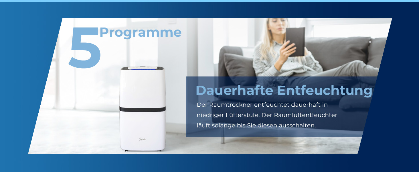 Електричний осушувач повітря AEF2000 - 20 л/день, до 30 м², тихий, з автовимкненням, гігростатом та сенсорним дисплеєм. Ідеально для спальні та ванної кімнати