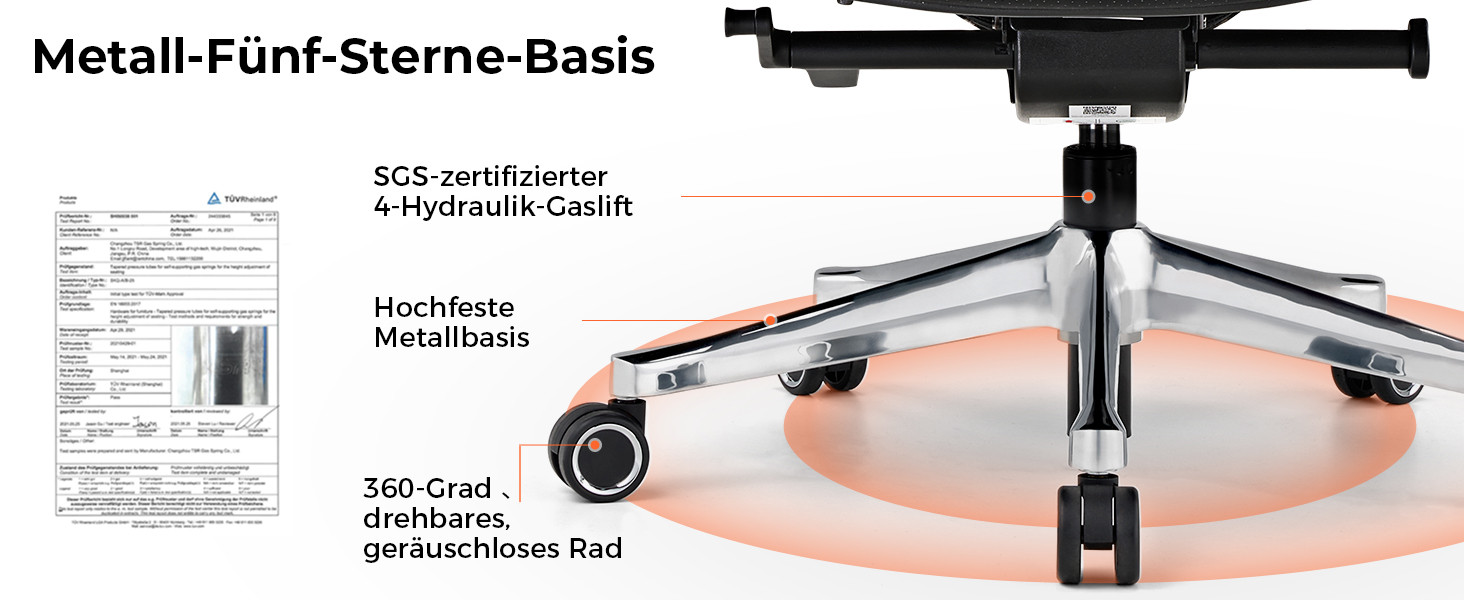 Крісло офісне EUREKA ERGONOMIC з шкіри, чорне: регульоване, ергономічне, для офісу та дому