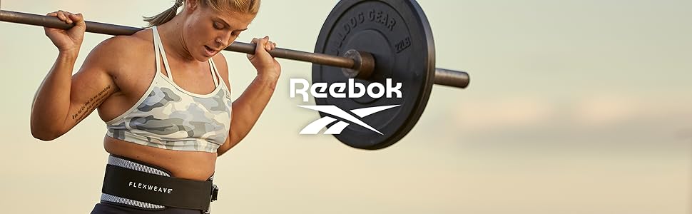 Пояс для пауерліфтингу Reebok Flexweave S (талія 25-31 футів) білого кольору