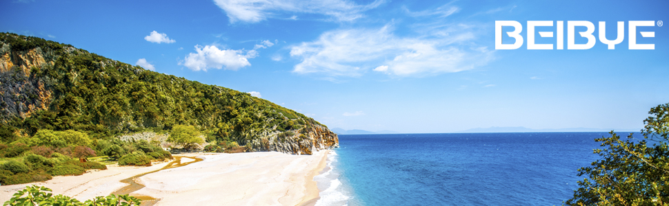 Набір валіз Beibye з жорстким корпусом (55/66/76 см) з кодовим замком та 4 колесами