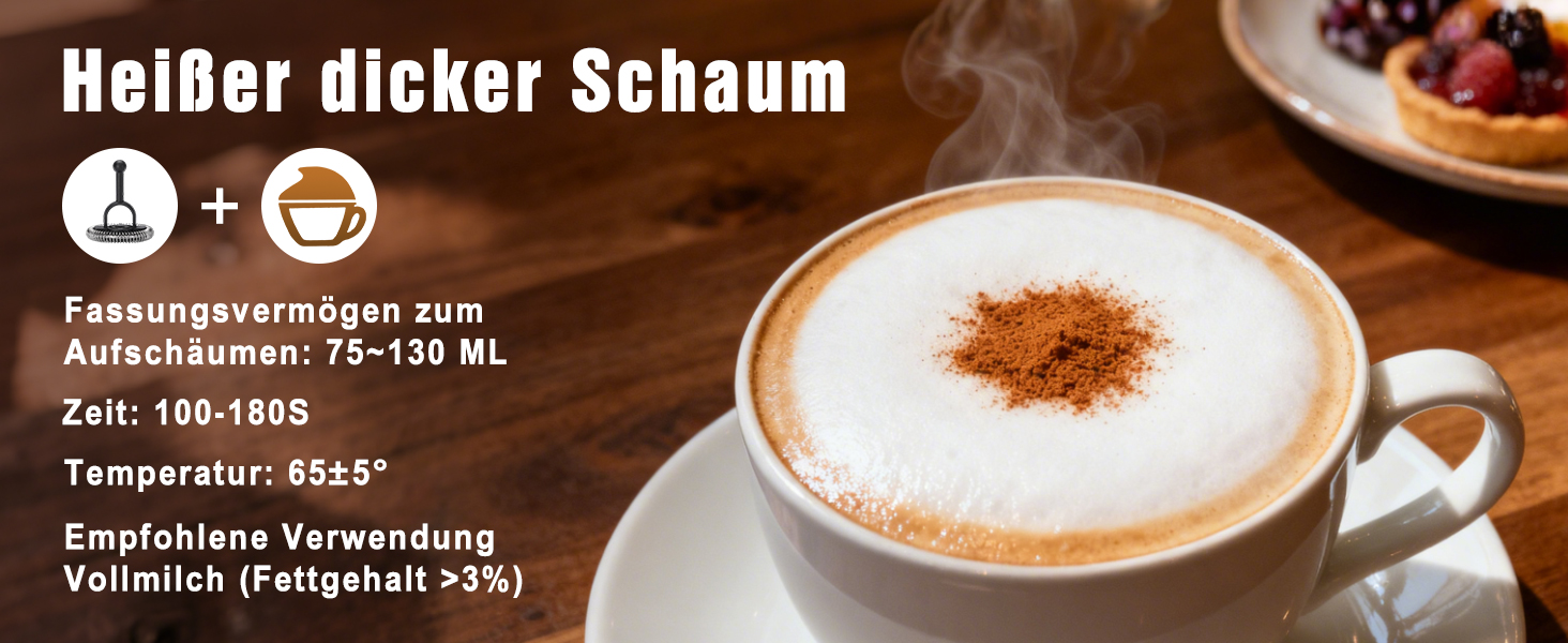 Електричний спінювач молока 5-в-1, 600W, для гарячого та холодного молока, об'єм 350 мл, з антипригарним покриттям, для капучино, лате, гарячого шоколаду (з нержавіючої сталі)