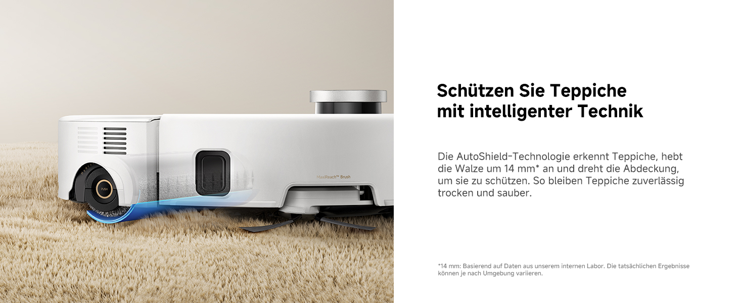 Робот-пилосос Mova V50 Ultra з функцією миття підлоги, 24000 Па, подолання перешкод 6 см, навігація Liftable Navigation+RGB AI+LED, 80°C гаряча вода, 63°C самостійна сушка, DuoSolution System, щітка Tricut (Z60 Ultra Standalone)