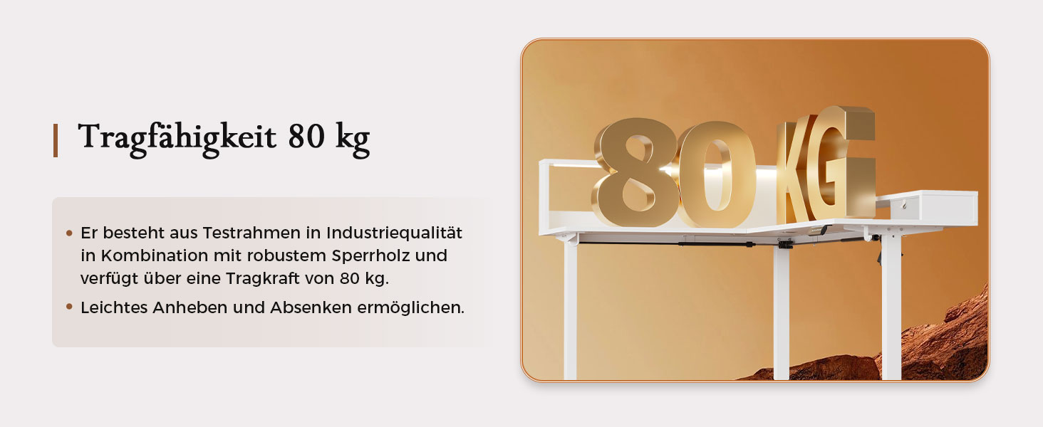 Електричний кутовий стіл Klicelor з регулюванням висоти, L-подібний стіл для стоячи роботи з 3 функціями пам'яті та антиколізійною технологією, ергономічний комп'ютерний стіл, білий (160 x 140 см) з LED-підсвічуванням та штекером