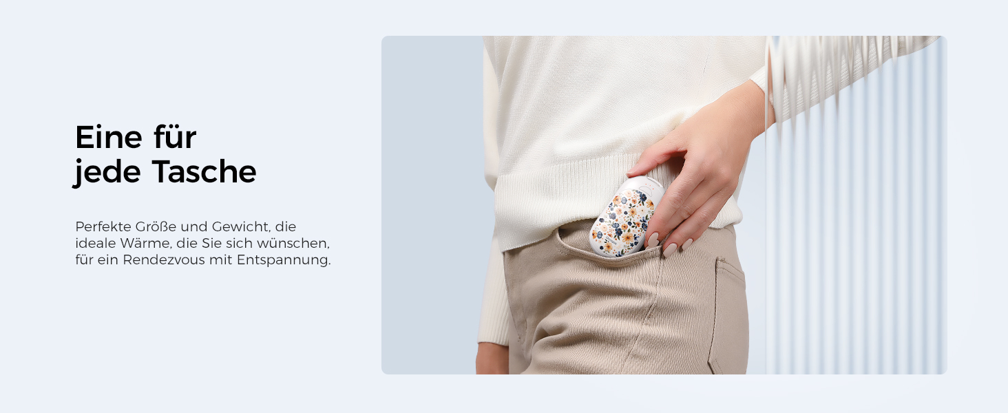 Електричні грілки для рук OCOOPA 2 шт. з магнітною застібкою, 5000mAh, 3 режими нагріву, компактні, для рукавичок, сумки, зимові аксесуари, подарунки для чоловіків та жінок, фіолетовий/білий