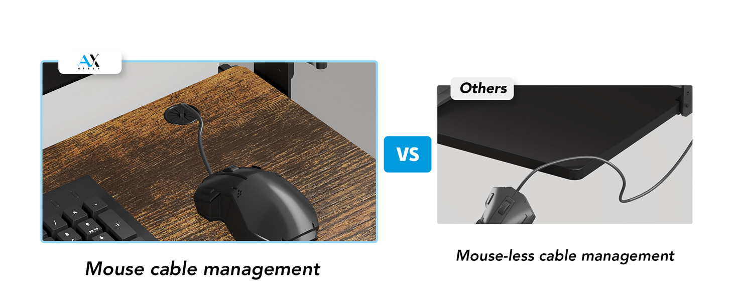 Висувна платформа для клавіатури під стіл з К-кріпленням, великого формату, стійка, для настільного комп'ютера, 838mm x 280 mm