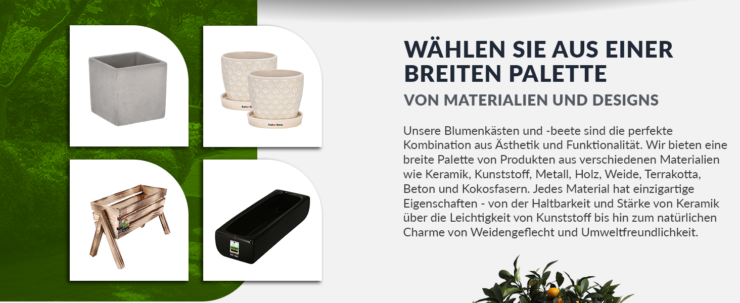 Керамічні горщики для квітів KOTARBAU® (15 см, діаметр 13,5 см, білі)