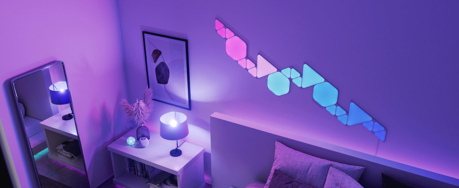 Смарт-трикутні світлодіодні панелі Nanoleaf  RGBW Wi-Fi