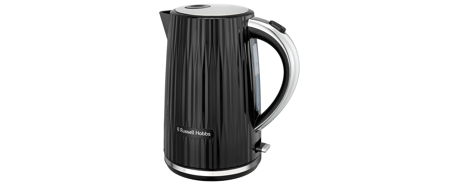 Електричний чайник Russell Hobbs Eden 1.7л 2400W, колір малиновий (Himbeere), нержавіюча сталь, з фільтром від накипу та індикатором рівня води, модель 27362-70