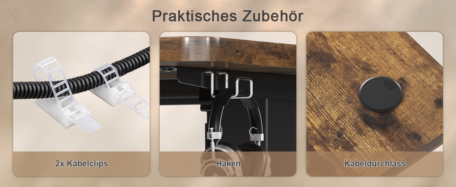 Електричний стіл JUMMICO з USB-портом, 160 x 70 см, регулювання висоти, стоячий/сидячий, коричневий