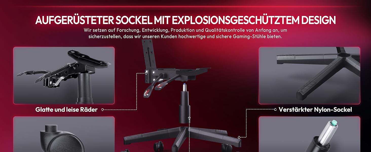 Ігровий крісло Dowinx з RGB підсвічуванням, LED, з підніжкою, для дорослих, ергономічний, з масажем попереку, з PU шкіри, білий