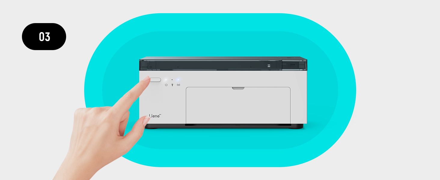 Портативний фотодрук для смартфонів Liene (10x15 см) + 2 пачки фотопаперу (20+80 листів), WiFi, сумісний з iPhone/Android/PC, 300 DPI, кольорова сублімація, білий