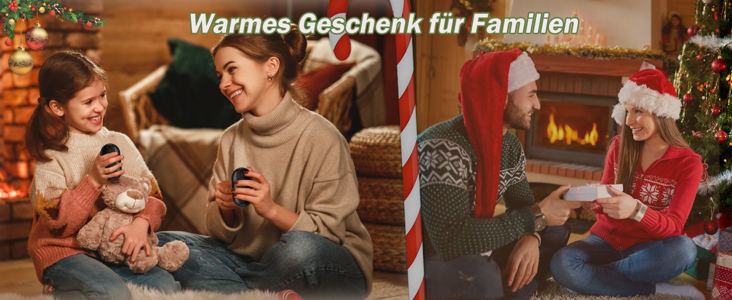 Електричні грілки для рук COTOP 6000mAh, 2 шт. USB-C, 3 режими нагріву, для жінок, чоловіків, дітей, туризму, гірськолижного спорту, зелені