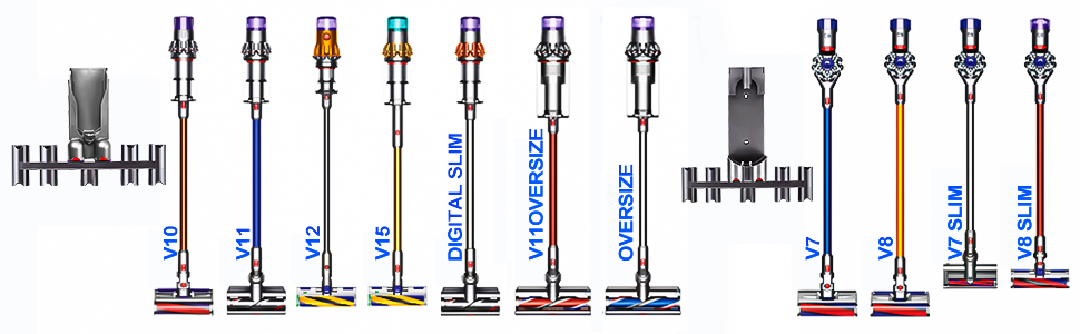 Тримач аксесуарів BellaGesundheit для док-станції Dyson V7-V15, тонкий, негабаритний, цифровий тонкий пилосос