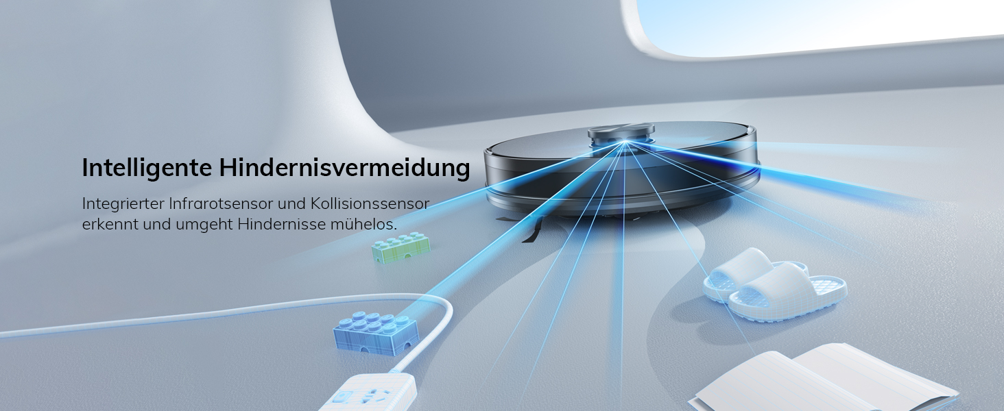 Робот-пилосос з функцією миття підлоги, автоматична станція самоочищення, лазерна навігація, зони заборони, 5000Pa, 5*2.5L мішки для пилу, 180 хвилин роботи, керування через додаток, для твердих підлог, килимів та шерсті тварин, S20