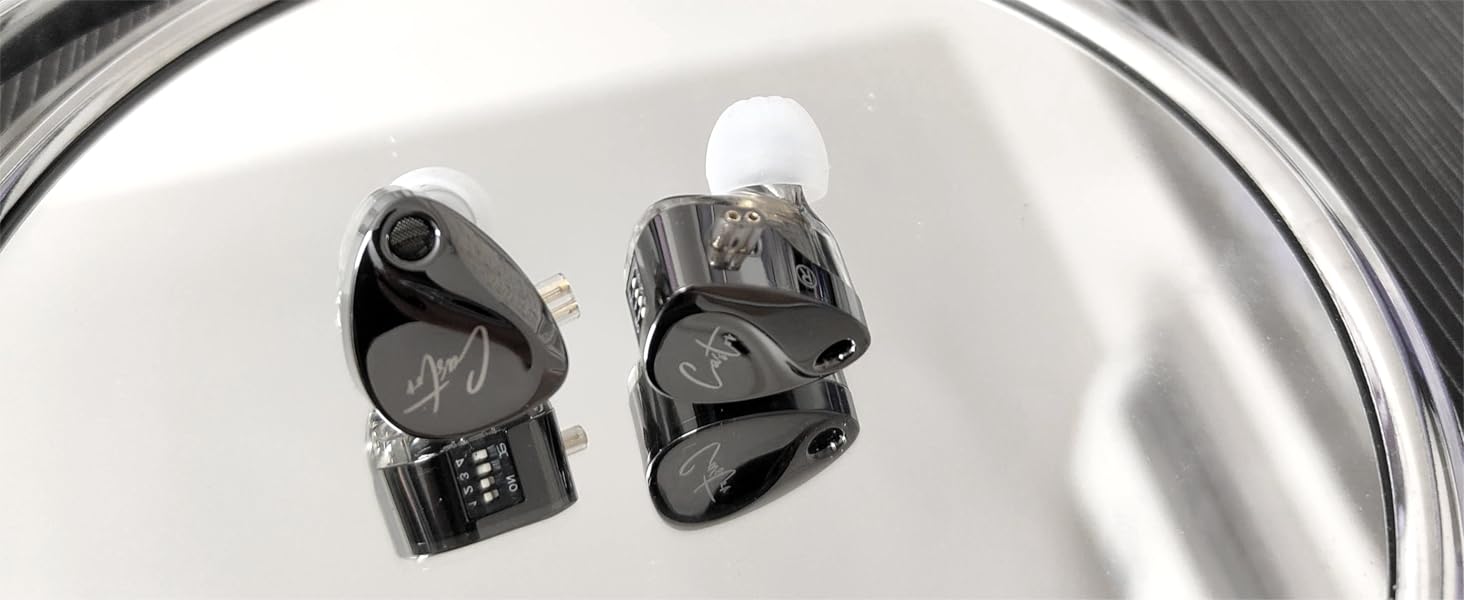 Вушний монітор keephifi KZ Castor IEM 2DD, дротовий HiFi, Bass Edition, 2-pin, Чорний