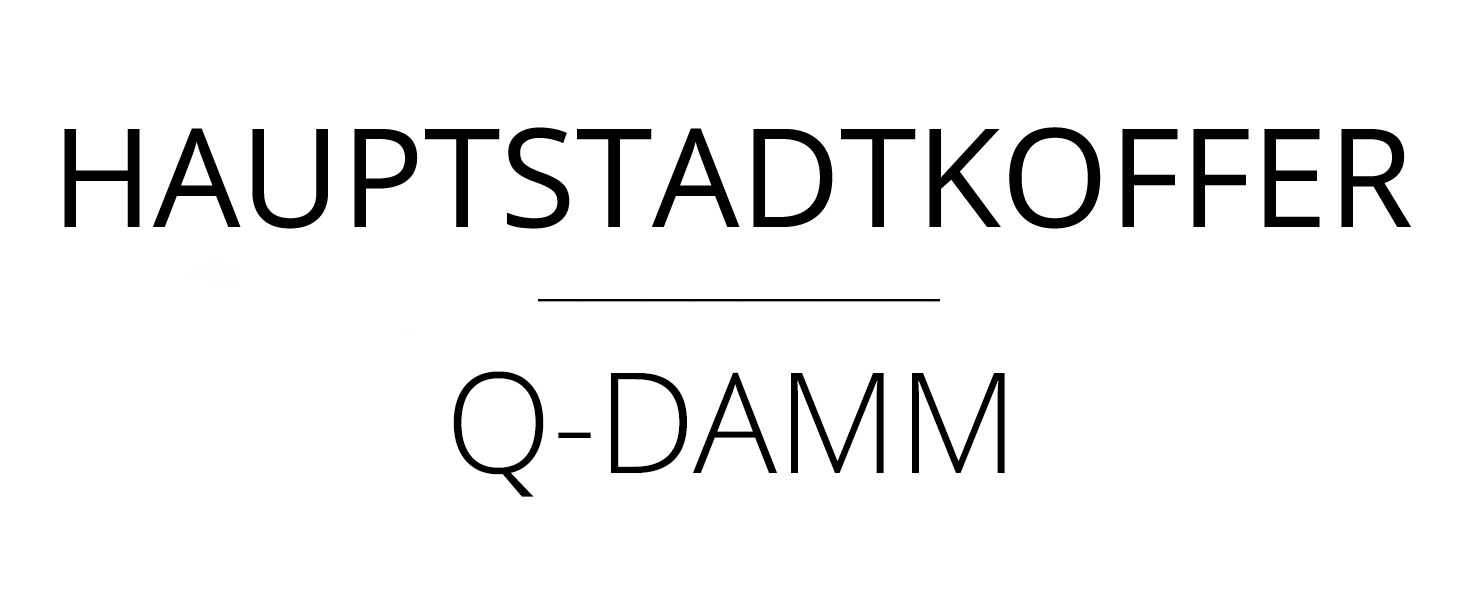 Набір валіз Hauptstadtkoffer Q-Damm (S+L) - 2 шт., TSA, темно-синій колір, Rollkoffer, валіза для подорожей
